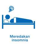 Meredakan insomnia